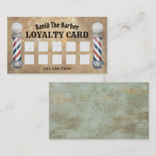 Barber Shop Barbershop Vintage Bronze Loyalty