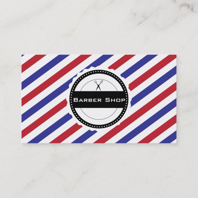 Barber shop Business Card (Back)