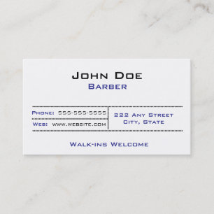Barber shop Business Card
