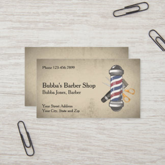 Barber Shop Business Card