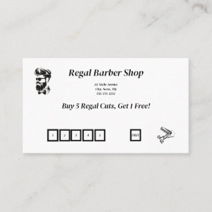 Barber Shop Business Card / Barber Shop Loyalty