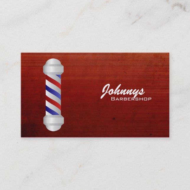 Barber Shop Business Cards (Front)