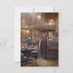 Barber Shop by Klx Invitation