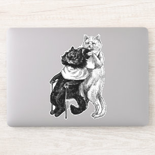 Barber shop cats animal illustration art