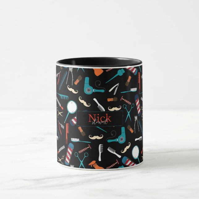 Barber Shop Custom Mug (Center)