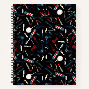 Barber Shop Custom Notebook