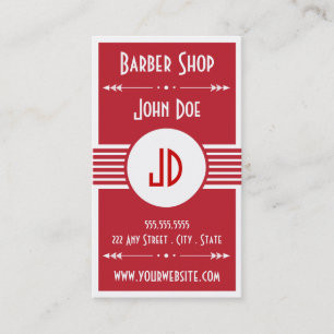 Barber Shop Customer loyalty business card