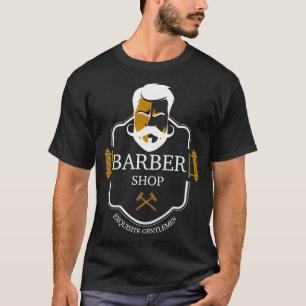 Barber Shop Exquisite Gentlemen Haircut Hairstyle T-Shirt