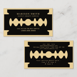 Barber Shop Hair  Business Card