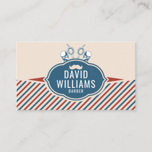 Barber Shop Hair Stylist Professional Barbershop Business Card