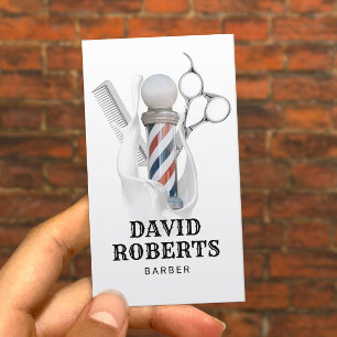 Barber Shop Hair Stylist Professional Barbershop Business Card