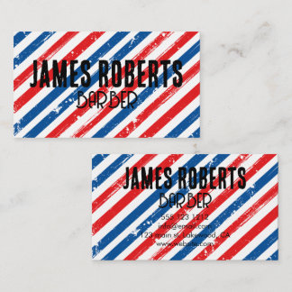 Barber Shop Hair Stylist Professional Business Card