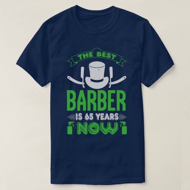 Barber Shop Haircut beard Hairdresser Gift 1 T-Shirt (Design Front)