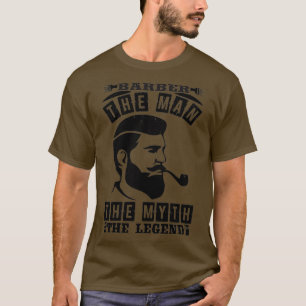 Barber Shop Haircut beard Hairdresser Gift 23 T-Shirt