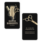 Barber Shop Hairdresser Modern Gold Barbershop