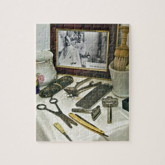 Barber Shop Jigsaw Puzzle Zazzle.co.uk