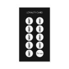 Barber Shop Loyalty Punch Card