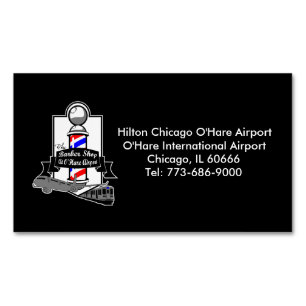 Barber Shop Magnetic Business Card