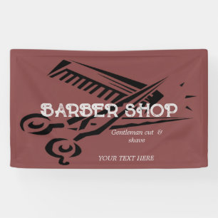 barber shop modern haircut scissor hairdresser  banner