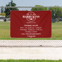 Barber shop opening hours custom