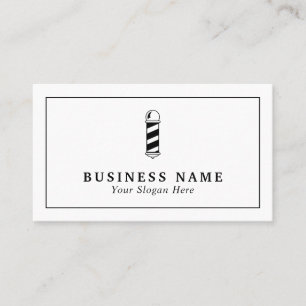 Barber Shop Pole Business Card