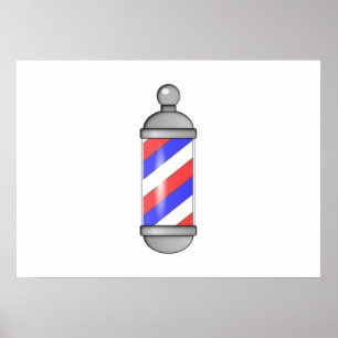 Barber Shop Pole Poster