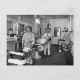 Barber Shop Postcard