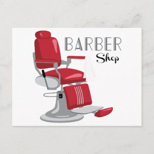 Barber Shop Postcard