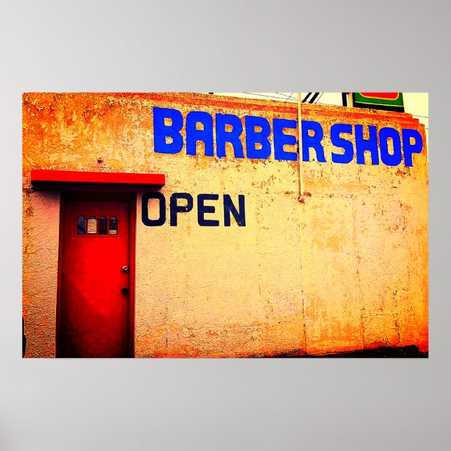 Barber Shop Poster (Front)
