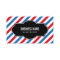Barber Shop Professional Blue & Red Stripes