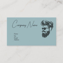 Barber Shop, services, business card template.