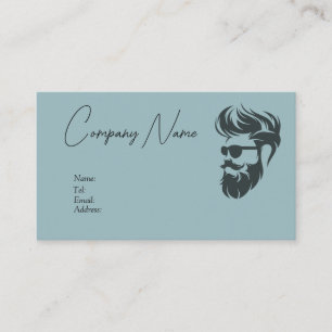Barber Shop, services, business card template.