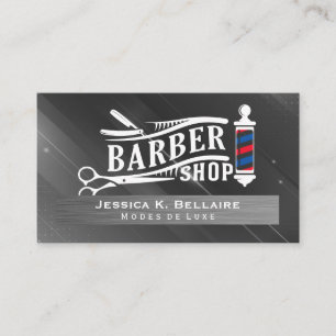 Barber Shop Tools   Barber Pole Appointment Card
