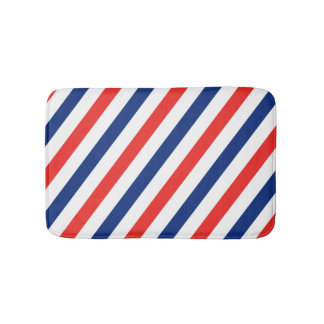Barber Stripes Bath Mat