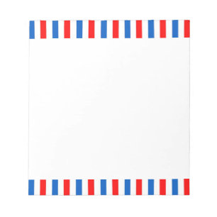 Barber Stripes Notepad