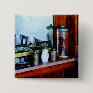 Barber Supplies 15 Cm Square Badge