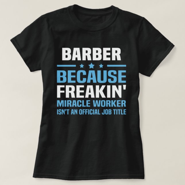 Barber T-Shirt (Design Front)