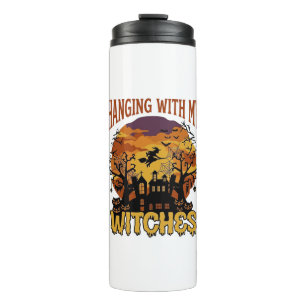 Barber Tattoo Biker Hybrid Cat Barber Tattoo Biker Thermal Tumbler