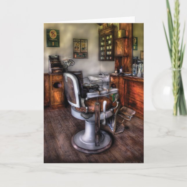 Barber - The Barber Chair Holiday Card (Front)