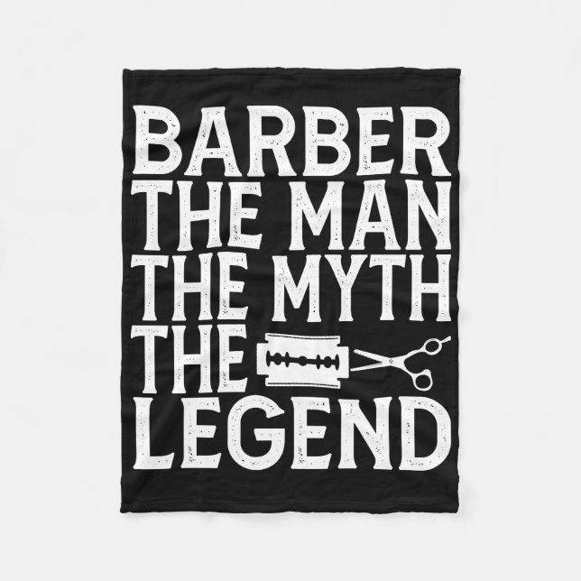  Barber The Man 2024 Fleece Blanket (Front)