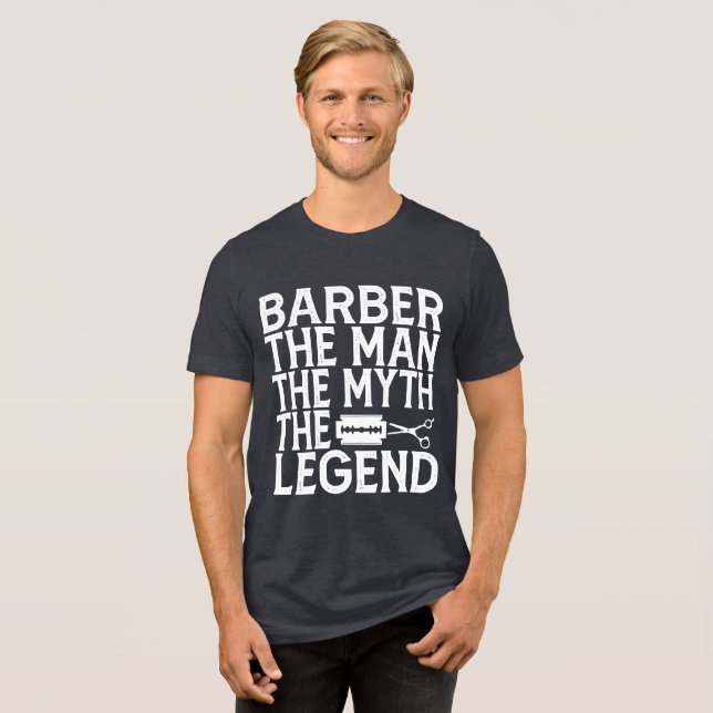  Barber The Man 2024 Tri-Blend Shirt (Front Full)