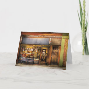 Barber - Towne Barber Shop Holiday Card