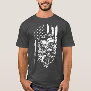 Barber Trimmer Us Flag Best Barber For Men For Wo T-Shirt