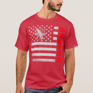 Barber US Flag Mask T-Shirt