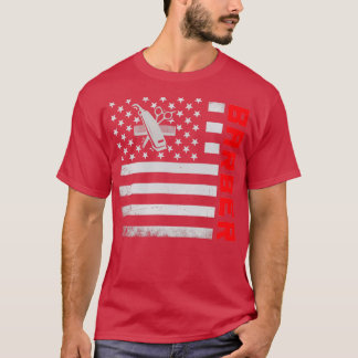 Barber US Flag Mask T-Shirt