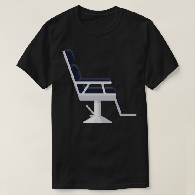 Barbers Chair T-Shirt (Design Front)