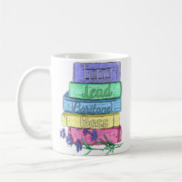BARBERSHOP AND BOOKS MUSIC AND WORDS COFFEE MUG