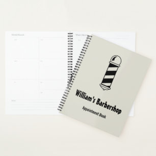 Barbershop Appointment Book Planner
