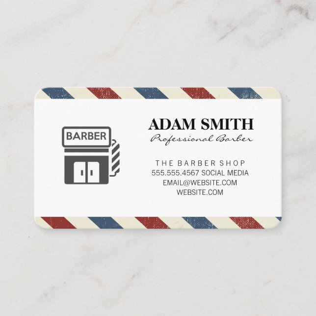 Barbershop Appointment Card (Front)