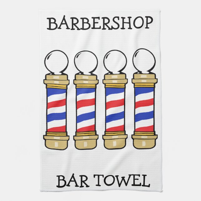 Barbershop Bar Towel (Vertical)